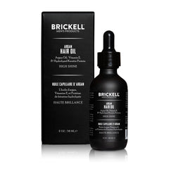 Brickell Huile d'Argan — texture légère pour nourrir les cheveux.