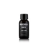 Huile pour barbe Brickell – bouteille argan et jojoba nourrissante et adoucissante.