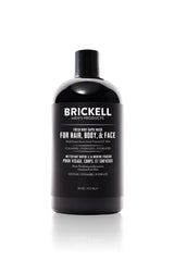 Brickell Rapid Wash : bouteille menthe fraîche, soin 3 en 1 pour peau et cheveux.