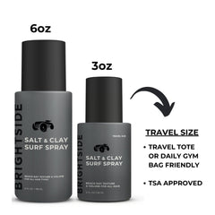 BRIGHTSIDE Spray Sel et Argile: texture et volume sur cheveux fins.