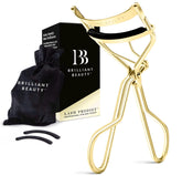 Curleur cils Brilliant Beauty avec étui satin pour rangement élégant