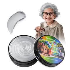 BRIMFULITE Cire argentée en bouteille, présentation pratique et couleur temporaire facile à appliquer pour enfants.