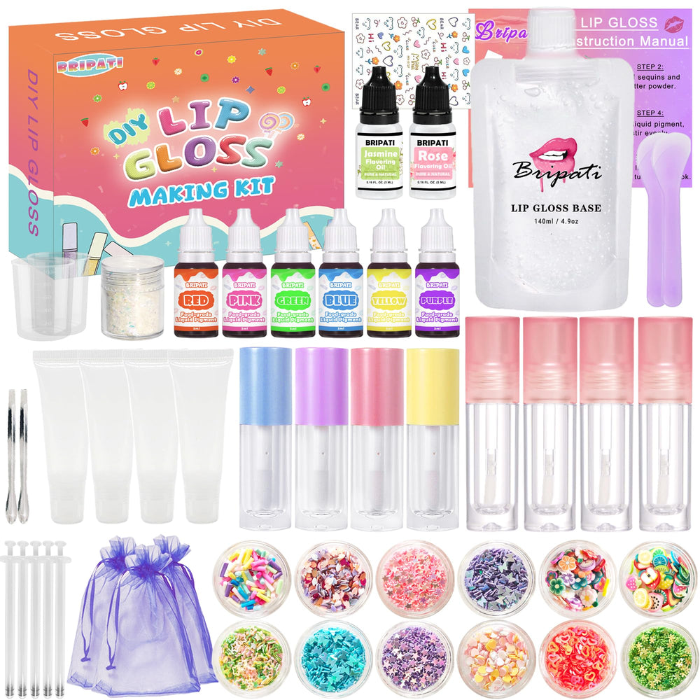 BRIPATI produit brillant pour les lèvres avec base transparente prête à colorer.