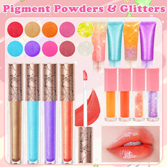 BRIPATI kit pigments couleurs offre huit nuances pour des looks variés