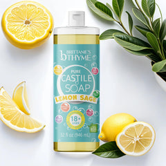 Brittanie's Thyme Pompe: distribution facile pour corps et mains.