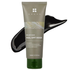 BRMUD Relief Mud Peel Off Mask – application du masque nettoie les pores en profondeur.