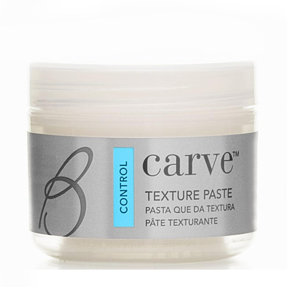 Brocato Carve Texture Pâte – emballage distinct et invitation au coiffage créatif.
