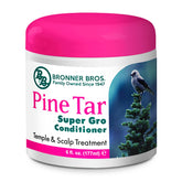 Bronner Bros Pine Tar Super Gro: bouteille prête à l'emploi pour nourrir le cuir chevelu.