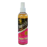 Bronner Bros Pump It Up Or 80% : bouteille dorée prête pour un coiffage durable.