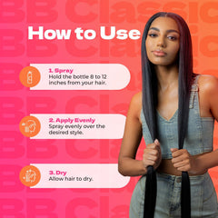 Bronner Bros Pump It Up : formule sans résidus, cheveux légers et souples.