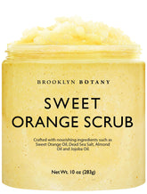 Brooklyn Botany Gommage corps orange douceur, exfoliation douce et peau lisse