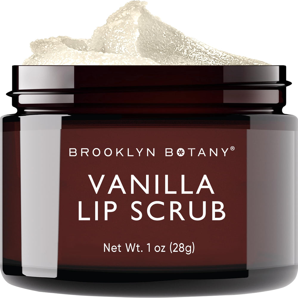Brooklyn Botany Gommage Lèvres Vanille, lèvres douces et nourries après utilisation