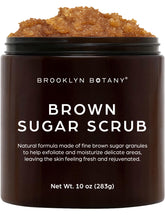 Brooklyn Botany Gommage Sucre Brun – visage: exfoliation douce et hydratation