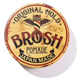 BROSH Original Pomade dans un pot compact, tenue fiable pour toute la journée