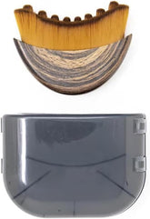 Brosse contour lymphatique visage, favorise drainage et circulation cutanée.