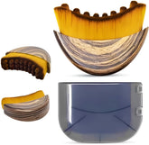 Brosse drainante lymphatique pour visage, améliore le contour et l'éclat.