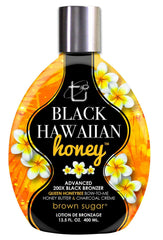 Brown Sugar Bronzer Noir Hawaïen Avancé 200X – bouteille pour un bronzage profond et uniforme.
