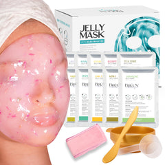 BRÜUN Masque Gelée à Décoller Visage: application facile et hydratation ciblée.