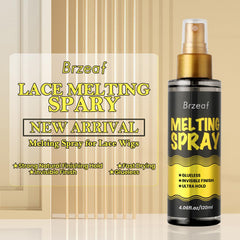 Brzeaf Dentelle Melting Spray – séchage rapide pour un fini naturel sans résidu.