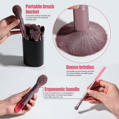 BS-MALL pinceau blush pour fini naturel et précis