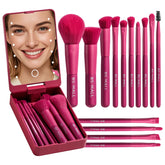 BS-MALL coffret voyage rose, pinceaux précis pour un maquillage en déplacement.