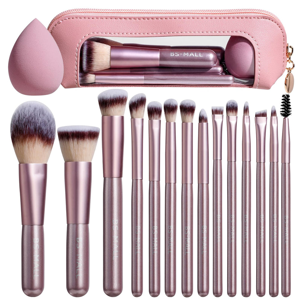BS-MALL ensemble-pinceaux-maquillage-14-pcs pour un rendu uniforme.