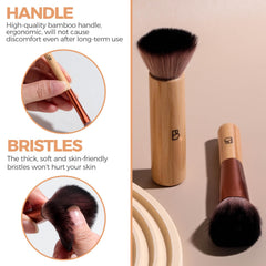 BS-MALL pinceau correcteur bambou – couverture précise et naturelle