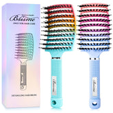 Bsisme brosse cheveux avec poils de sanglier, démêle en douceur et stimule le cuir chevelu.