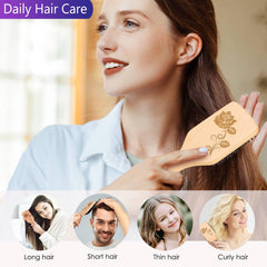 Bsisme brosse application huiles naturelles, répartition uniforme des huiles.