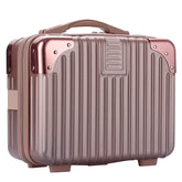 BSTKEY coffret maquillage voyage rose-dore ouverture etendue, rangement facilité