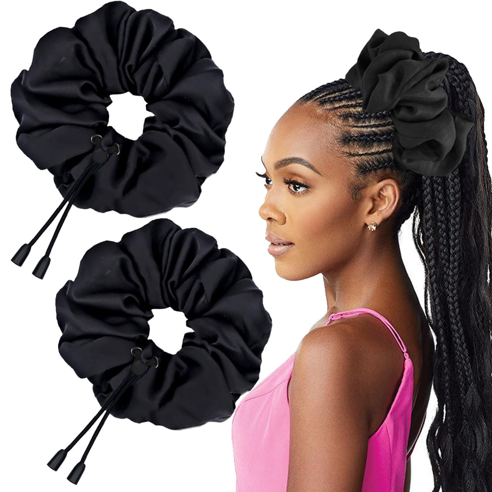 Bswox serre-cheveux Afro Puff ajustable: maintien sûr sans traction.