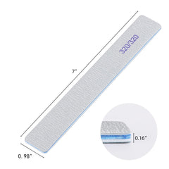 BTYMS lime-ongles 320-grain surface satinée pour polissage en douceur.