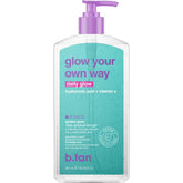 b.tan gel auto-bronzant clair, bouteille visible, application hydratante.