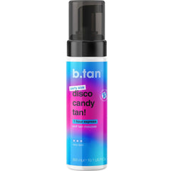 B.TAN large candy scented mousse bottle for even self-tan color