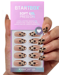 BTArtbox onglets adhesifs Almond Gilder Roar en gros plan; rendu naturel et flexible