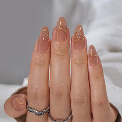 BTArtbox Ongles Almond fini cuticule lisse et sans couture