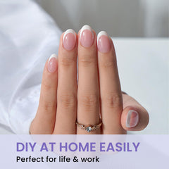 BTArtbox ongles amande demi-mate, facilité d’application et finition douce.