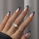 BTArtbox ongles-presse-franc-noir cygne chrome, fini brillant et durable