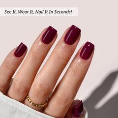 BTArtbox nails on hand close-up, smooth finish ideal for chic everyday wear