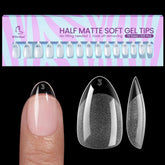 BTArtbox Short Almond Nail Tips – boîte 320 pièces pour poses pratiques.