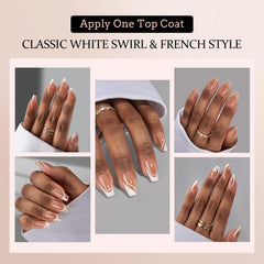 BTArtbox XCOATTIPS – motifs tourbillon et pointe française sur les tips.