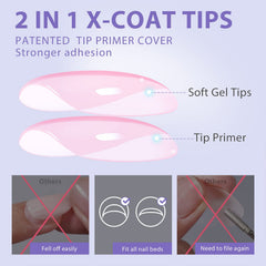 BTArtbox XCOATTIPS matière soft gel malléable pour un fini naturel.