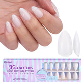 BTArtboxnails embout blanc lait préappliqué pour adhérence renforcée.