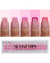 BTArtboxnails: ongles français rose court carré, pose rapide et élégante