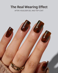 Gros plan sur BTArtboxnails SoftCoatips: écailles de tortue et finition naturelle.