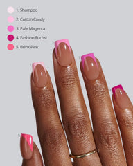 BTArtboxnails XCOATTIPS: base et primer pré-appliqués facilitant une pose rapide.