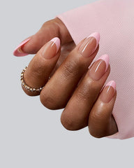 BTArtboxnails XCOATTIPS: boîte 160 pièces rose pour manucure rapide