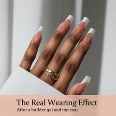 BTArtboxnails XCOATTIPS: ongles gel format french-tip, contours précis du cuticule.
