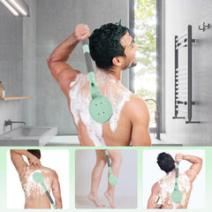 BTideas brins en nylon doux retiennent le savon pour une exfoliation légère.
