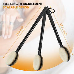 BTideas brosse dorsale à poignee antidérapante assure une prise sûre sous la douche.